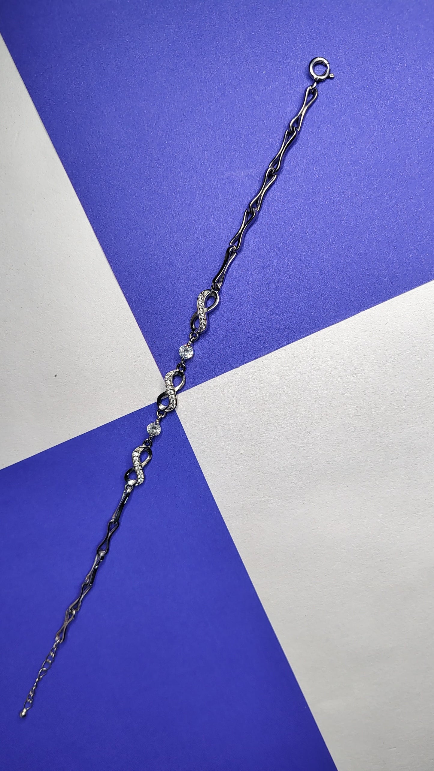 Silver Infinity Bracelet for DIVAs
