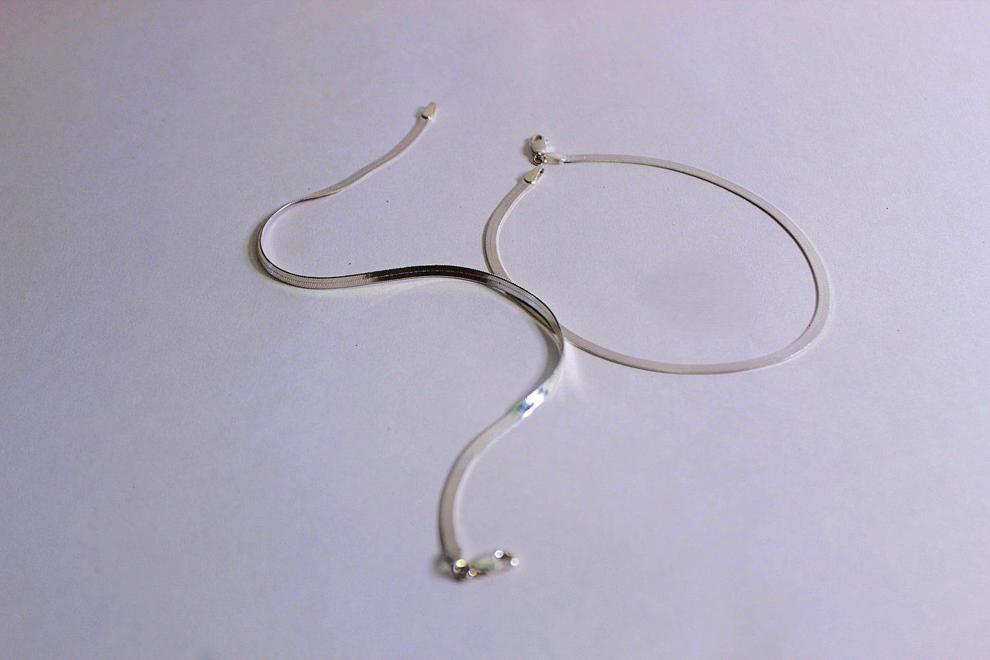 925 Silver Snake Anklet