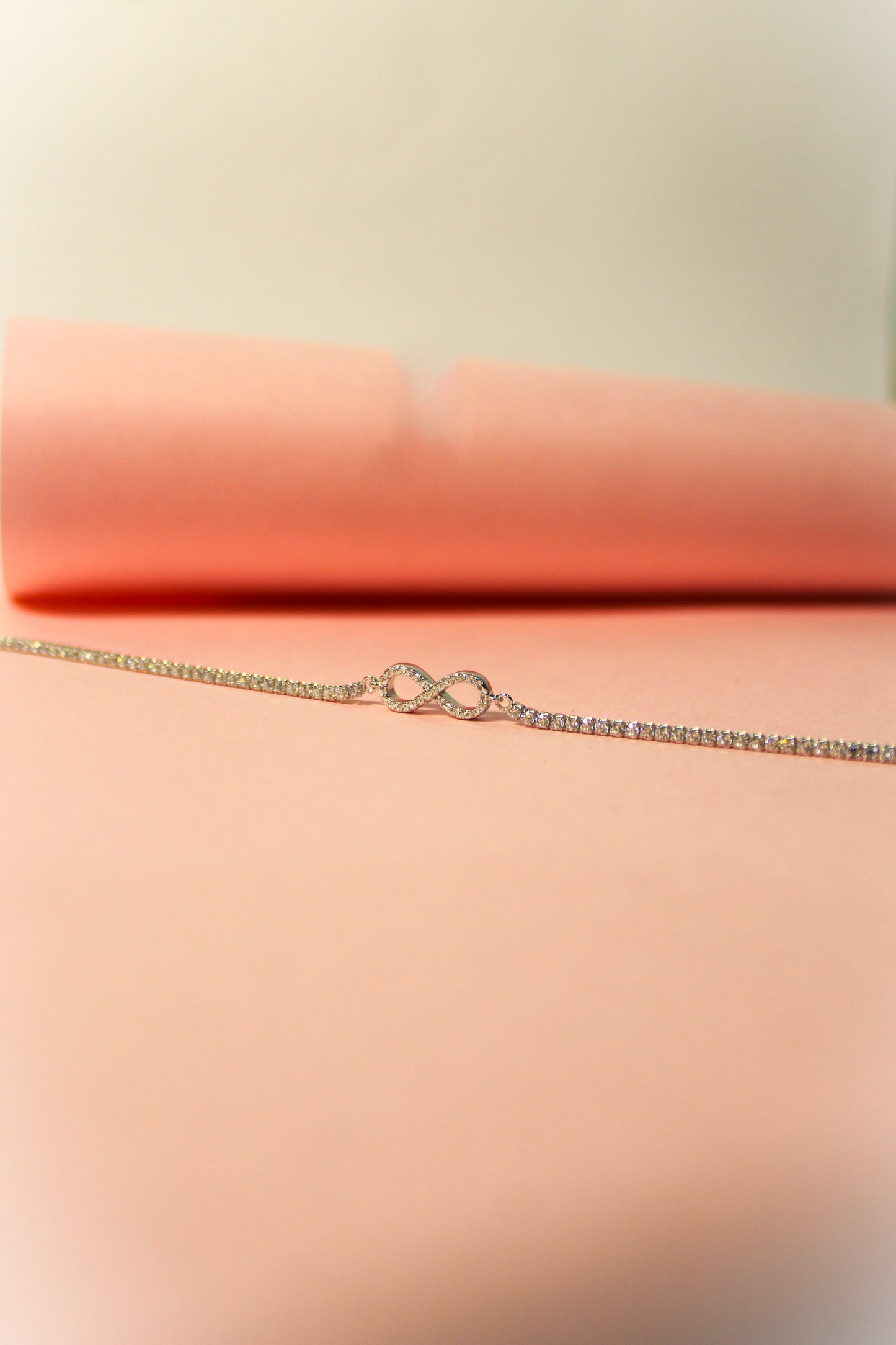 925 Silver Infinity Tennis Bracelet