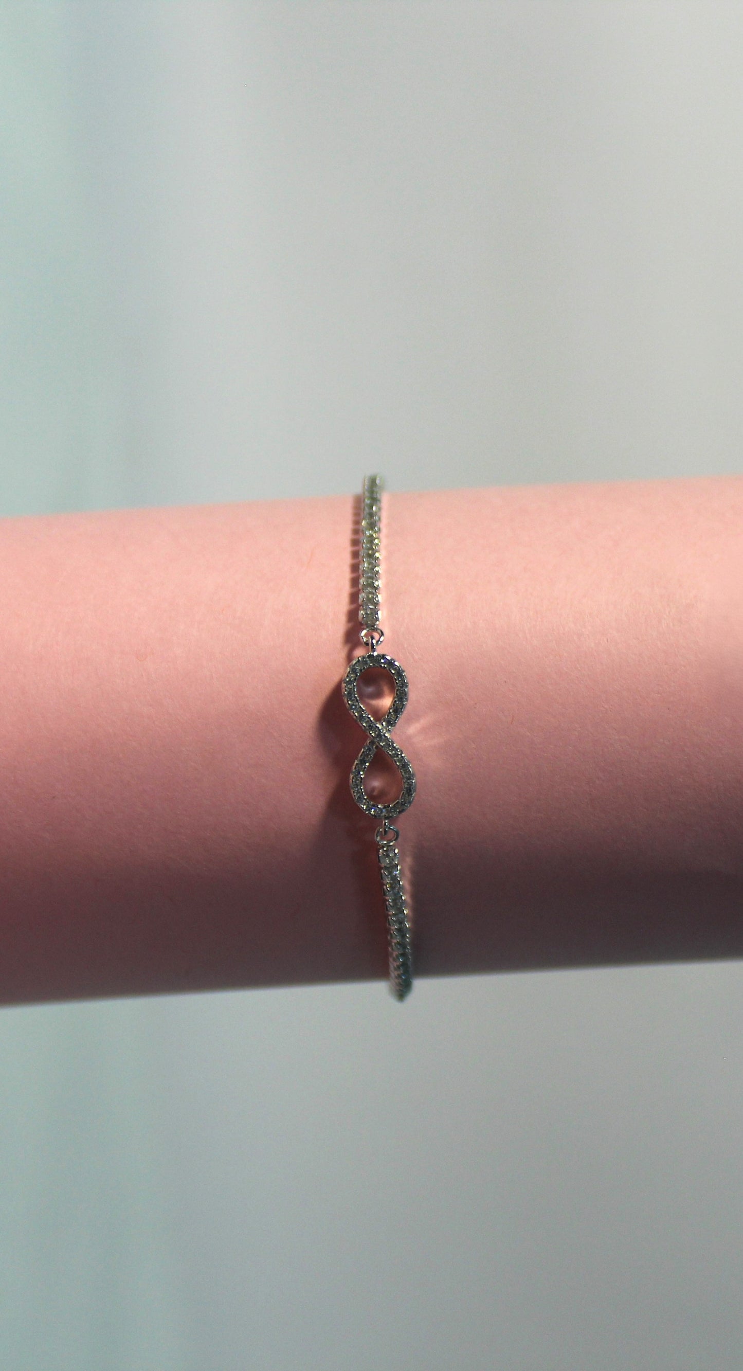 925 Silver Infinity Tennis Bracelet