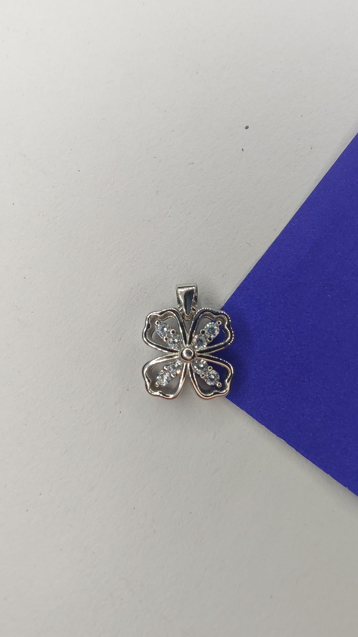 Floral Silver Elegance Pendant