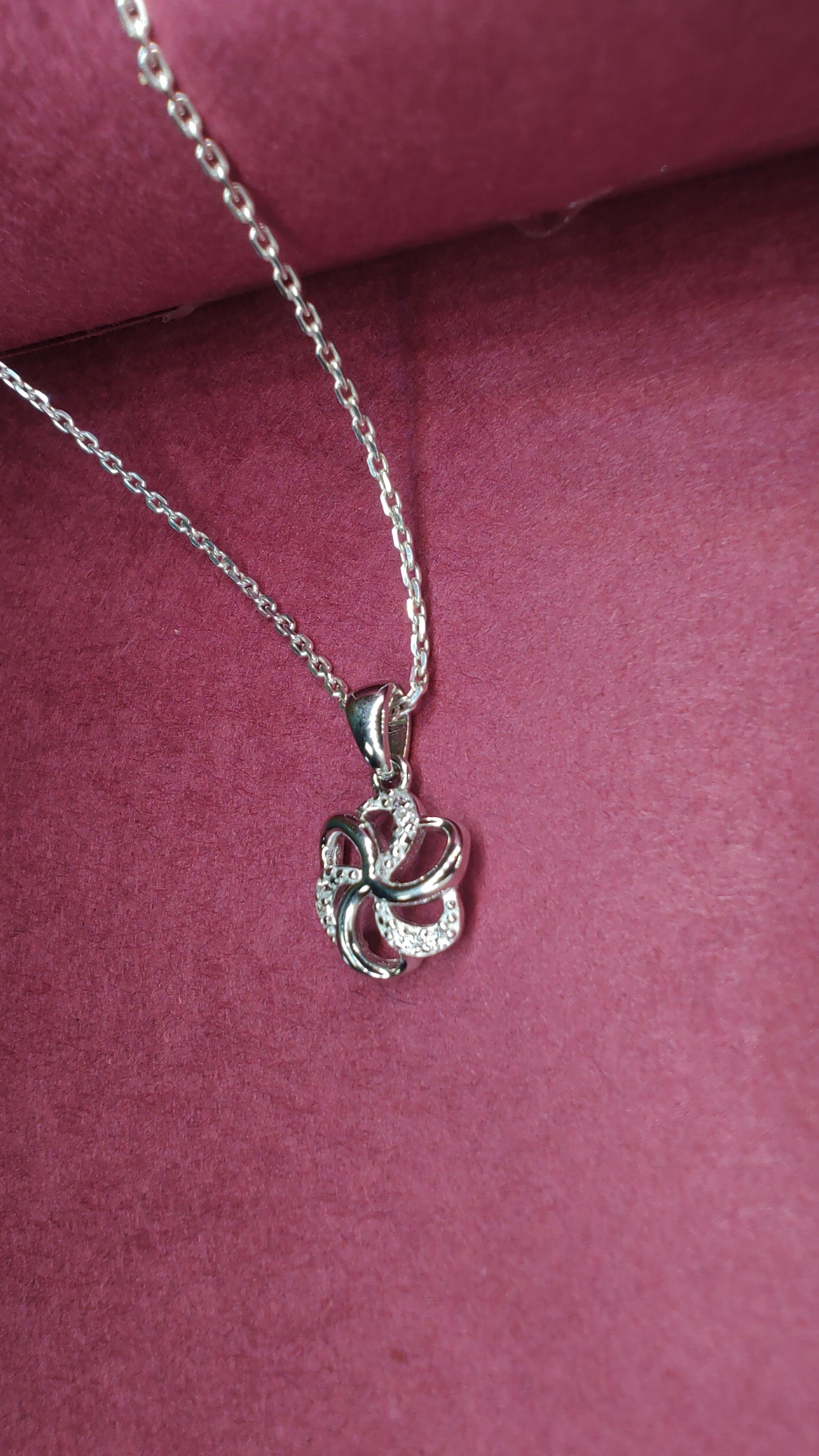 Silver Luminous Charm Pendant