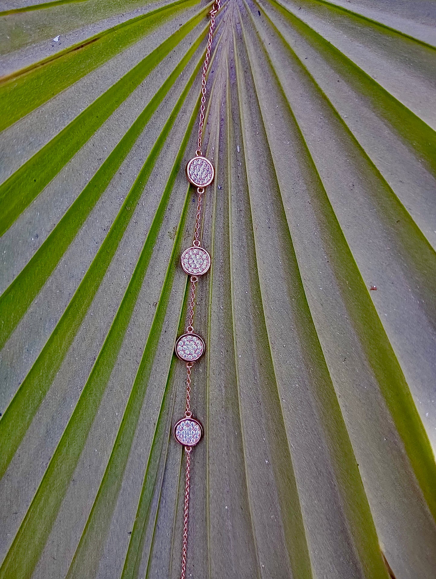 Silver Circle Charm Bracelet