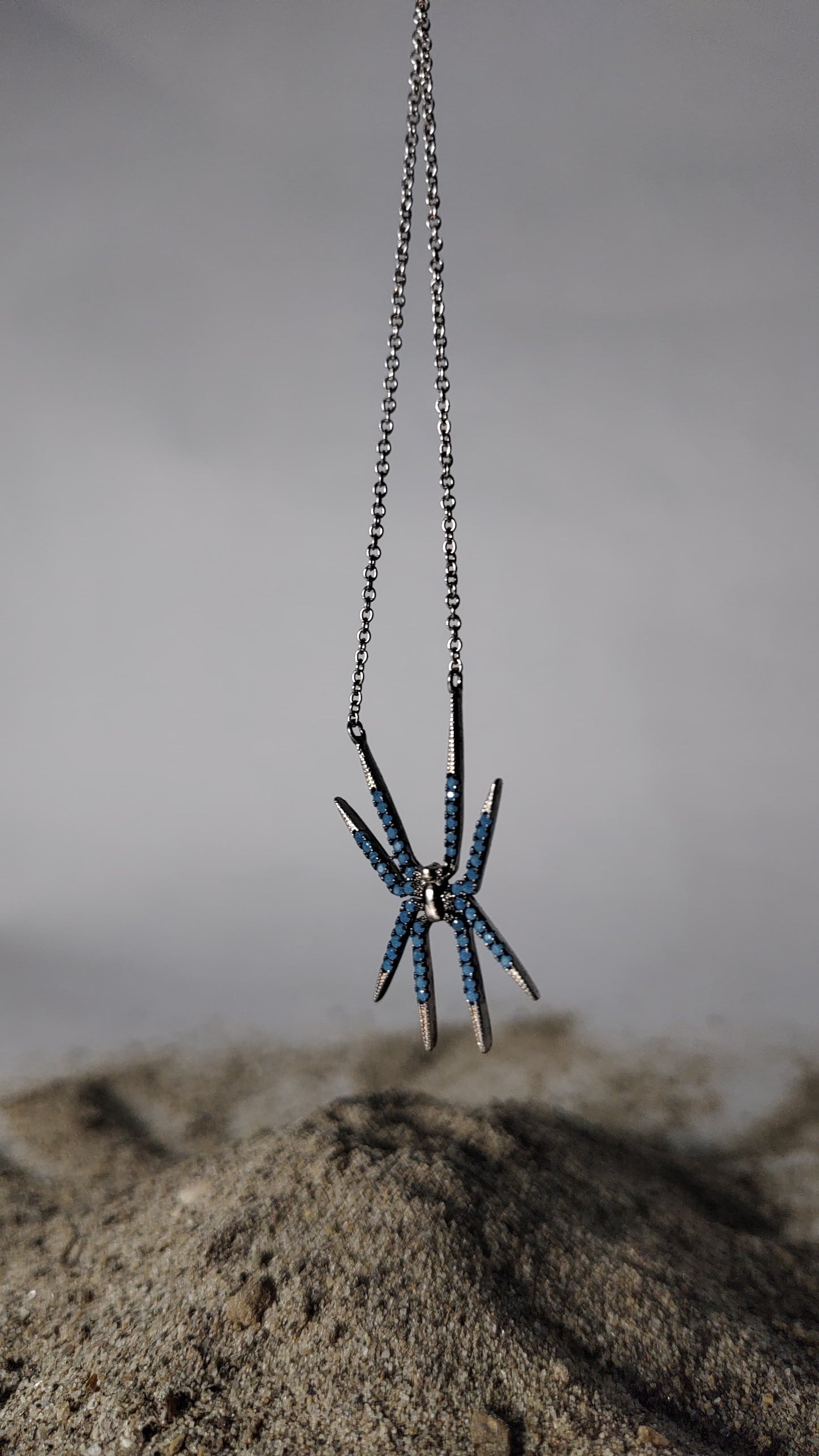 925 Silver Spider Pendant