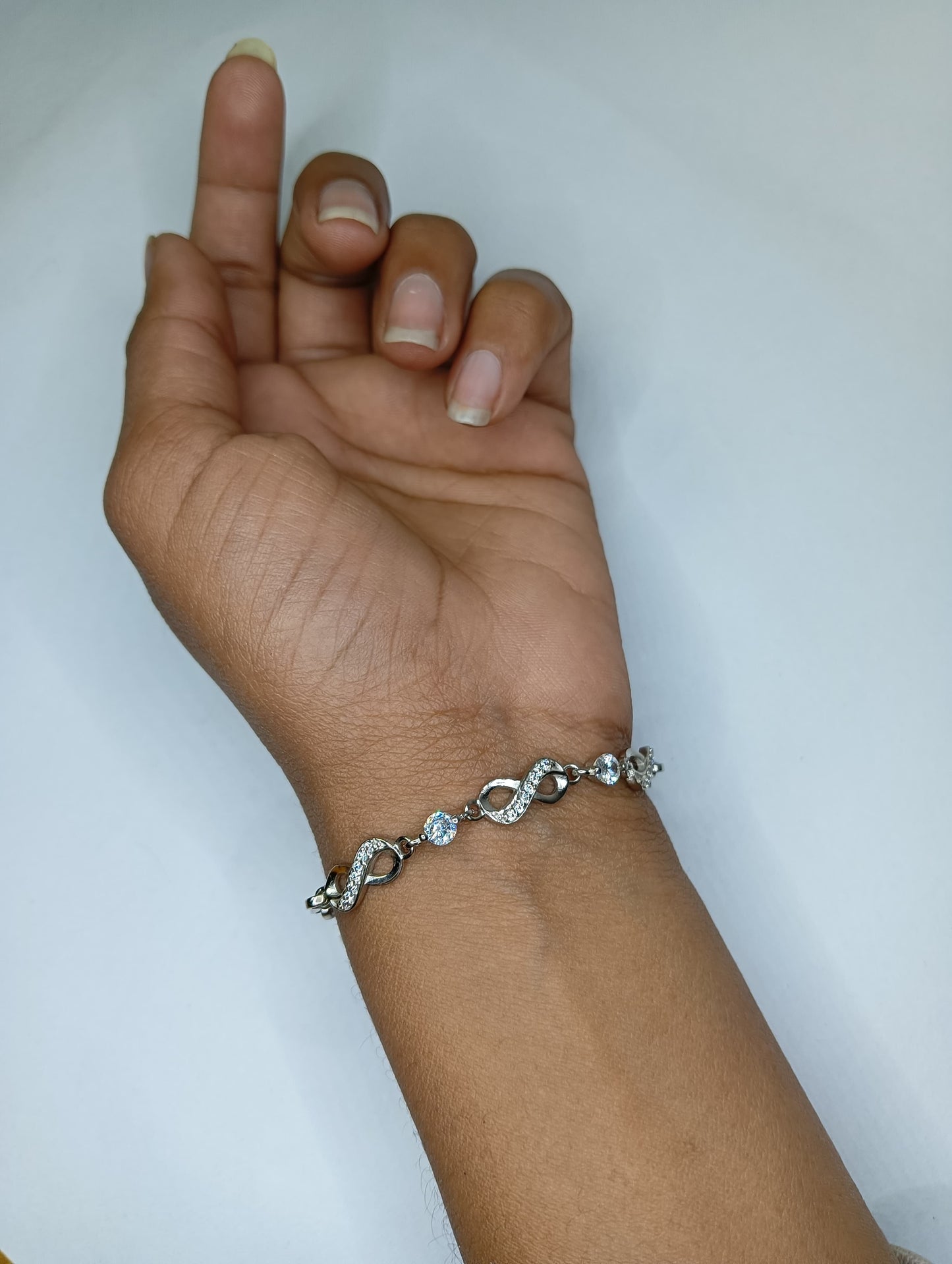 Silver Infinity Bracelet for DIVAs