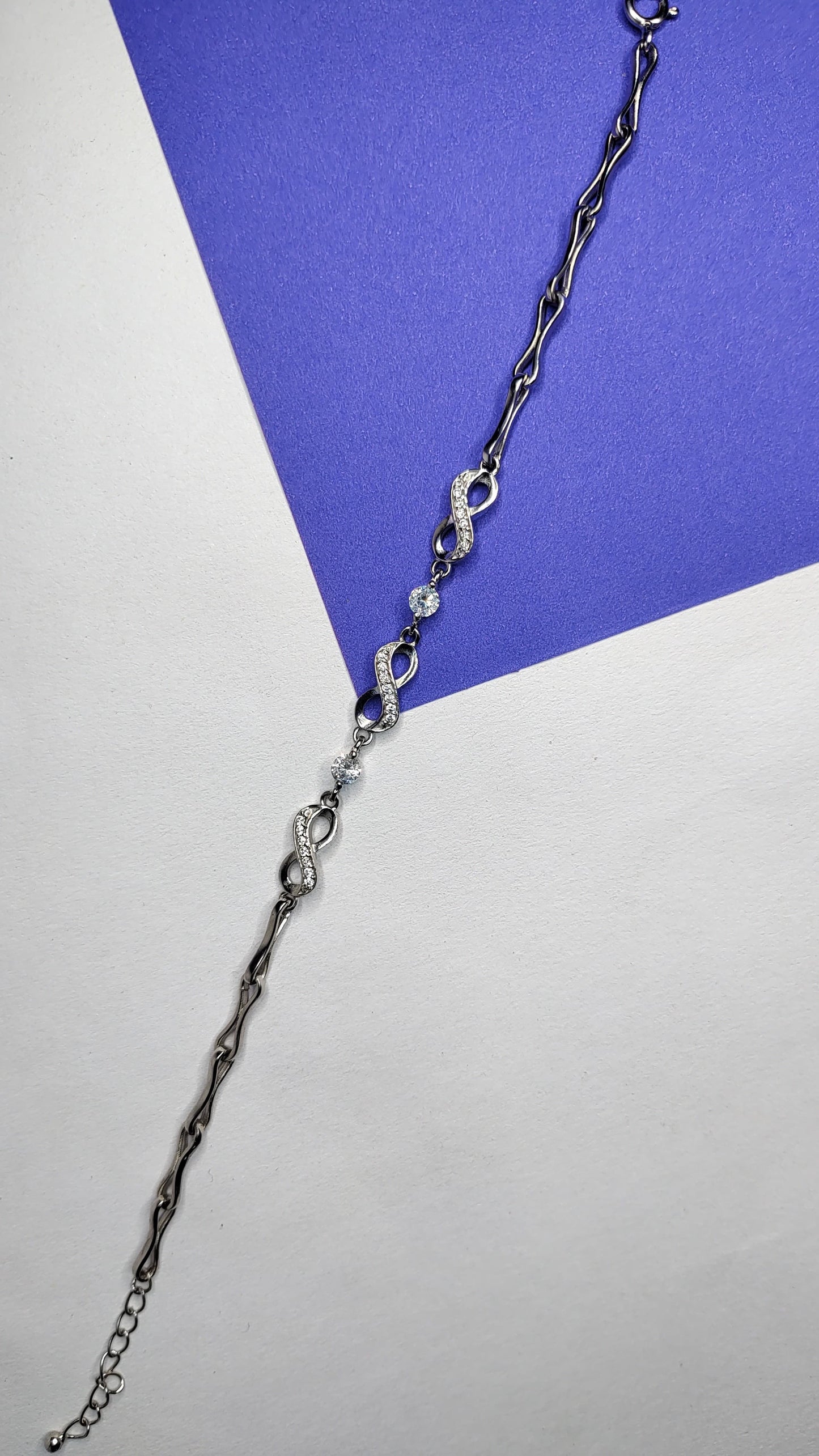 Silver Infinity Bracelet for DIVAs