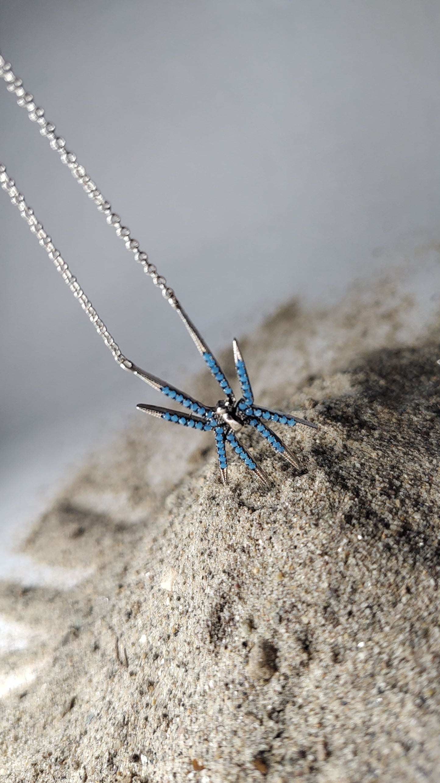 925 Silver Spider Pendant
