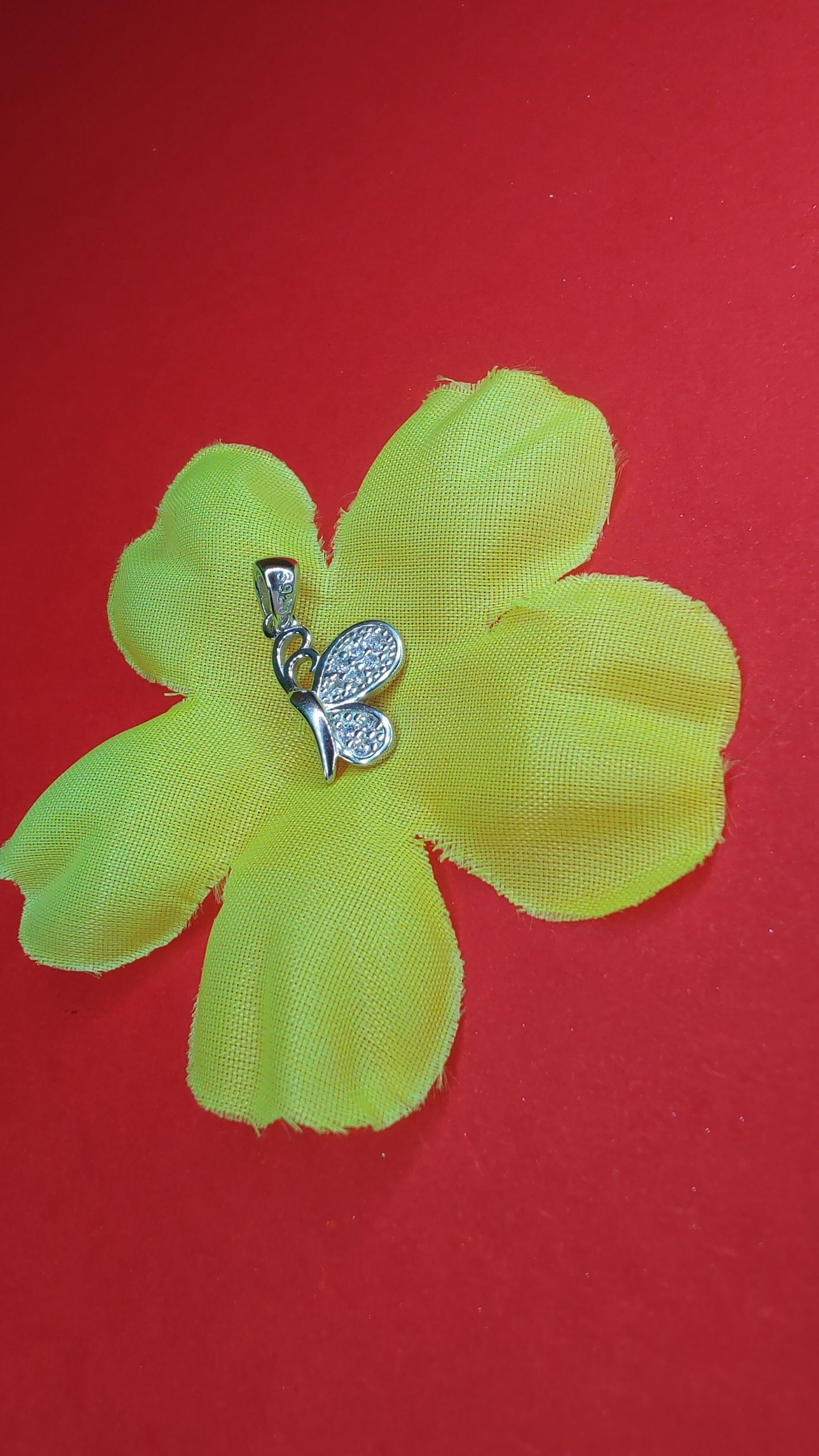 Silver Mystic Butterfly Pendant