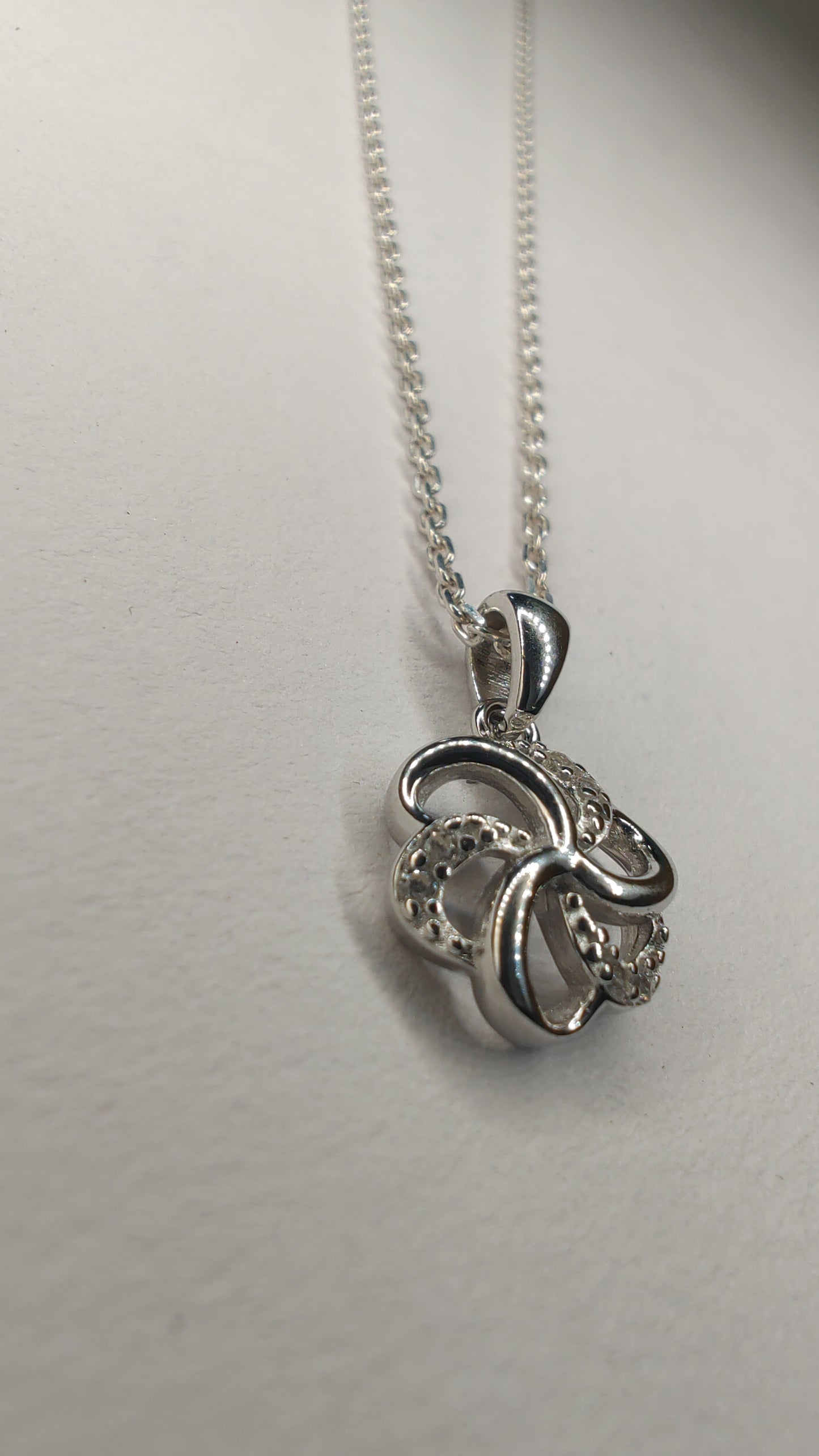Silver Luminous Charm Pendant