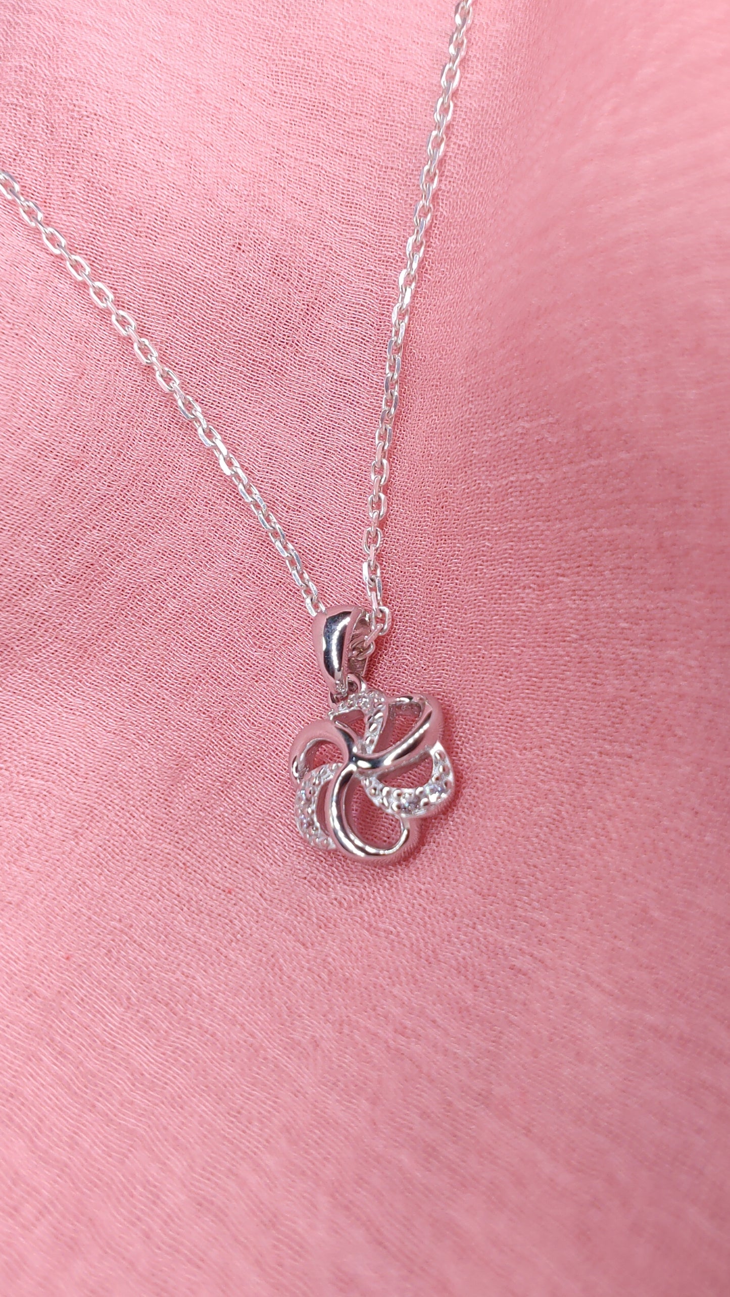 Silver Luminous Charm Pendant