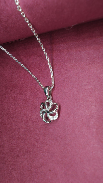 Silver Luminous Charm Pendant