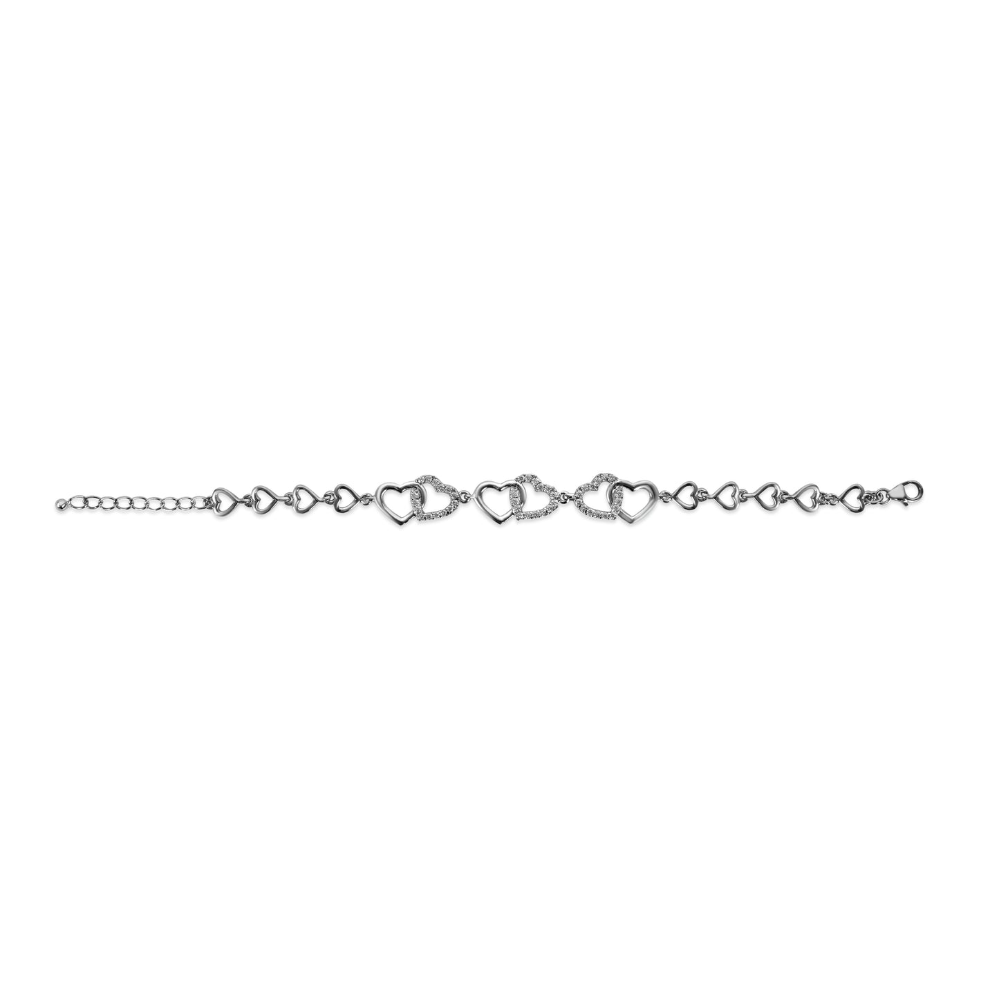 Silver Heart Bracelet