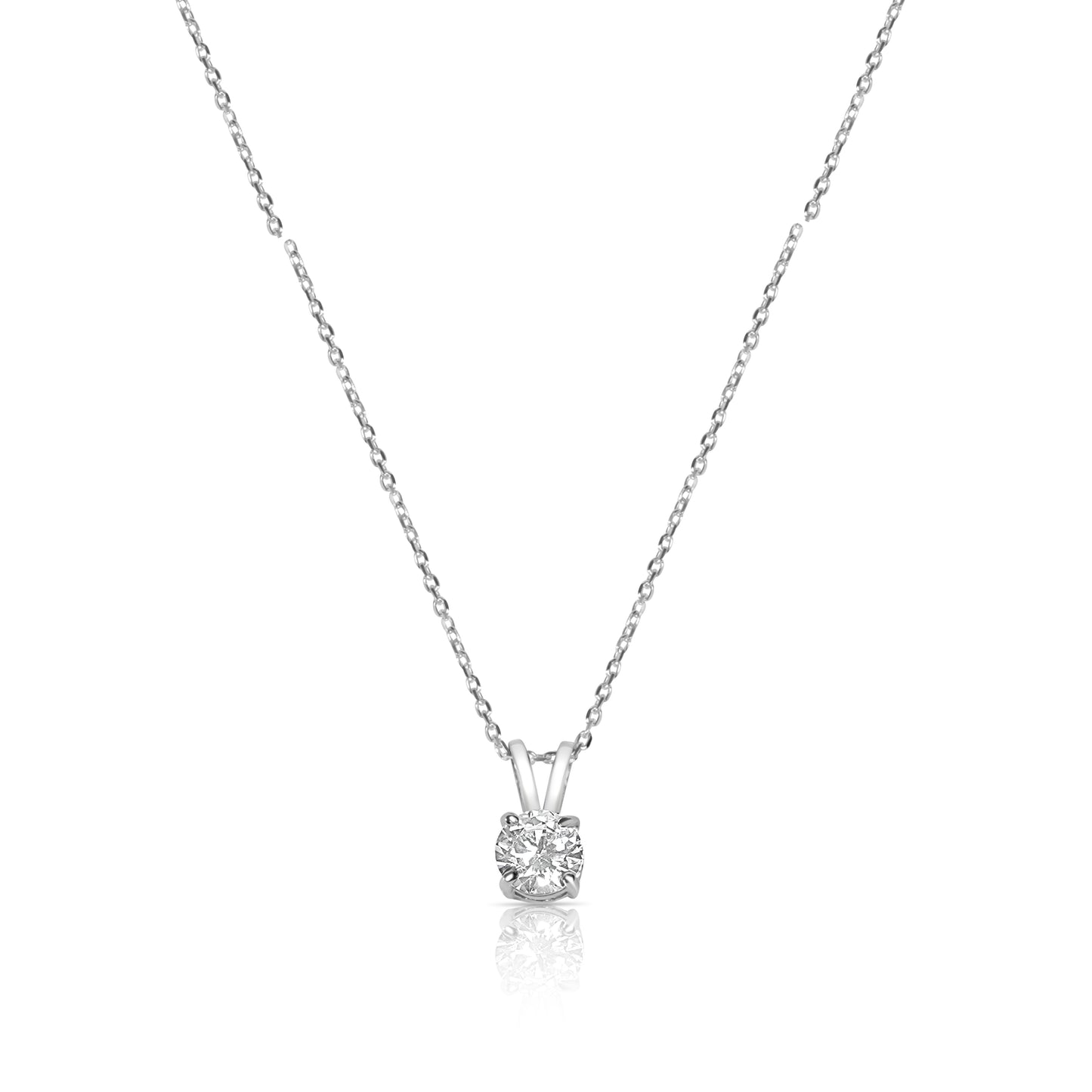 Silver Solitare Pendant for DIVAs