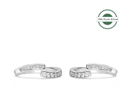 925 Silver Solitaire Toe Ring