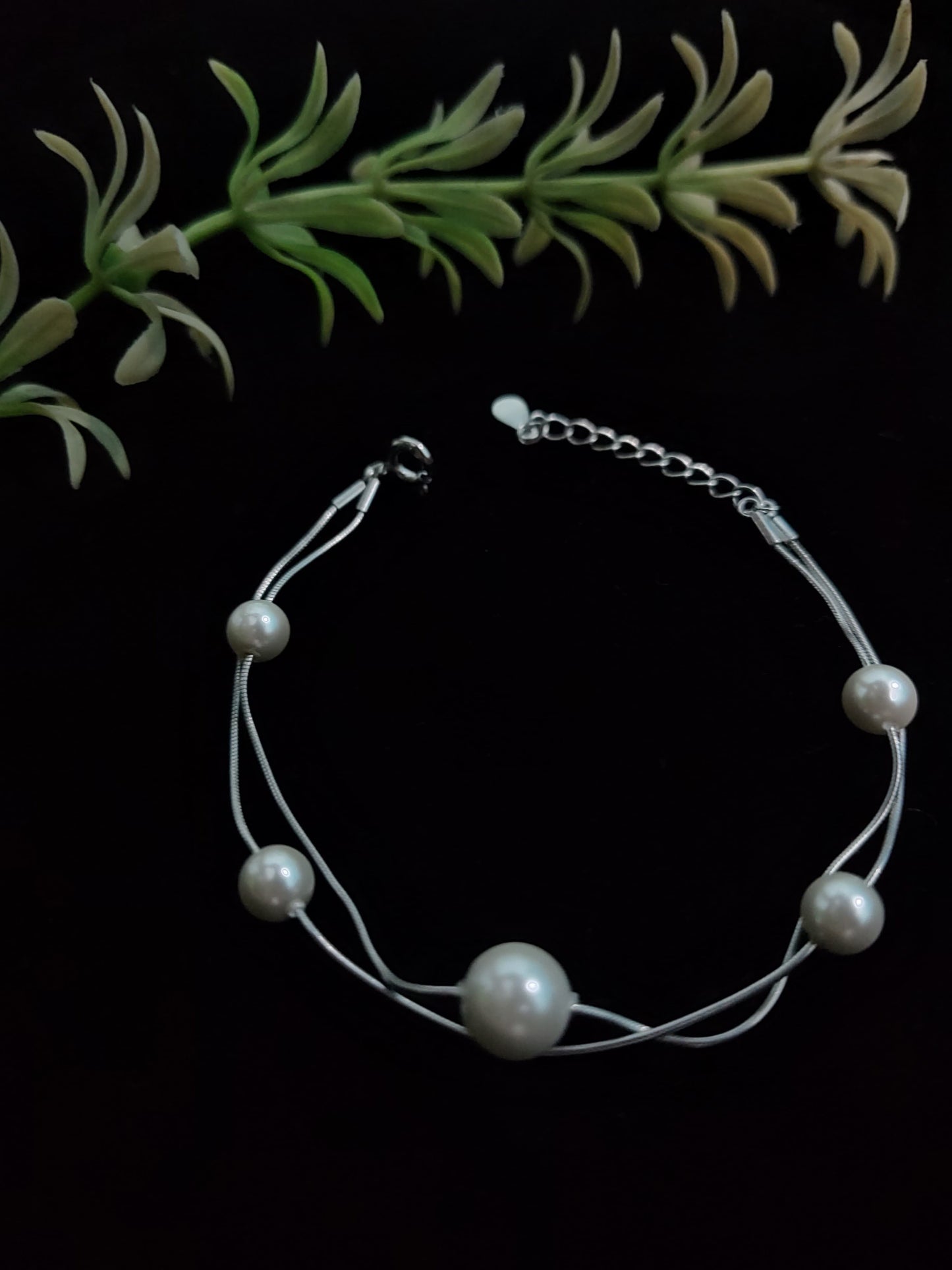 Double Layer Pearl Bracelet
